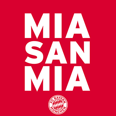 Mia San Mia FCB red - FC Bayern München