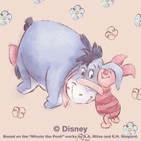 Eeyore and Piglet - Disney Winnie Puuh