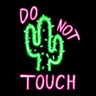Cactus Black - Do Not Touch - Jessica Broton