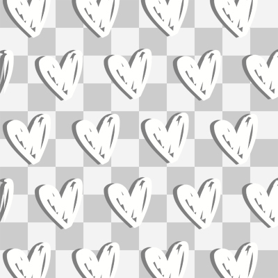 White Hearts transparent - DeinDesign
