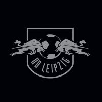 Grey RB Leipzig logo black background - RB Leipzig