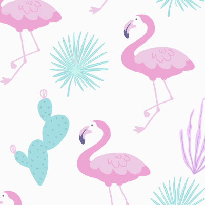 Tropical Flamingos - DeinDesign