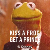Kiss a frog, get a prince Kermit - Disney 