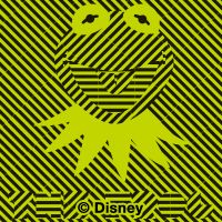 Kermit Gestreift - Disney 