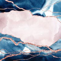 Blue and Pink Marble - UtART