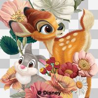 Bambi, Klopfer transparent - Disney 