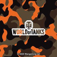 Camo Muster Logo orange - World of Tanks