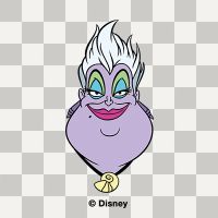 Ursula Portrait transparent - Disney Villains