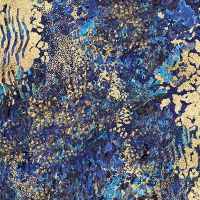 Blue Gold Jungle Look - Andrea Haase