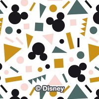 Micky Geometric Pattern - Disney Mickey Mouse