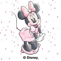 Minnie Watercolour Dots - Disney Minnie Mouse