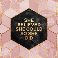 She Believed She Could So She Did - Elisabeth Fredriksson