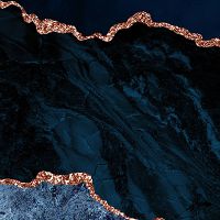 Nacht Blau Marmor Landschaft - UtART