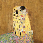 The Kiss Painting - Bridgeman Art