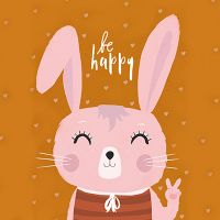 Be Happy Bunny - treechild