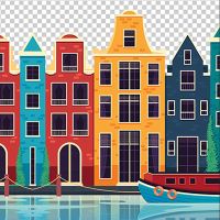 Amsterdam Canal Houses - DeinDesign