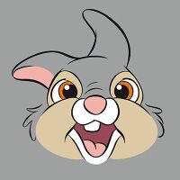 Thumper Closeup - Disney 