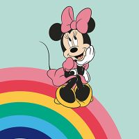 Minnie Regenbogen Portrait - Disney Minnie Mouse