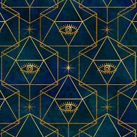 Geometric Eyes Pattern - Andrea Haase