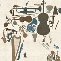 World Map Music Instruments - Michael Tompsett