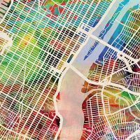2349 - New York City Map - Michael Tompsett