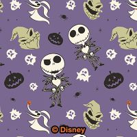 Jack purple pattern Tim Burtons Nightmare before Christmas - Disney 