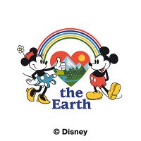 Earth Love Mickey and Minnie - Disney Mickey Mouse
