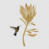 Hummingbird & Flower l - Orara Studio