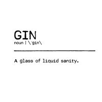 Quote Gin Sanity - Orara Studio