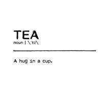 Quote Tea Hug - Orara Studio