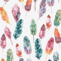 Aquarellfedern Boho - Ninola Design