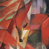 The Fox by Franz Marc - Bridgeman Art