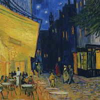 Cafe Terrace Place du Forum von Vincent Van Gogh - Bridgeman Art