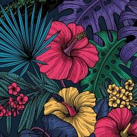 Tropical Garden Wallpaper - Katerina Kirilova