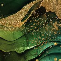 Gold and Green Textures - UtART