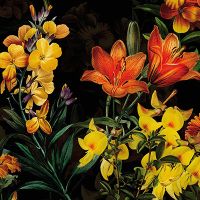 Colorful Flowers Yellow - UtART