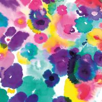 Aquarellblumen abstrakt - Ninola Design