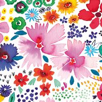 Artful Little Spring Flowers - Ninola Design