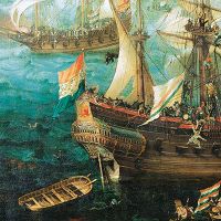 Battle of Gibraltar in 1607 - Cornelis Claesz. van Wieringen - DeinDesign