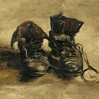 A pair of Shoes - Vincent van Gogh - Bridgeman Art