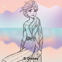 Elsa Frosted Pastel - Disney Frozen