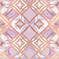 Pink Gold Rhombic Marble Tiles - Oana Soare