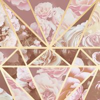 Pink Roses and Golden Lines - Oana Soare
