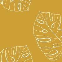 Leaves Mustard Background - DeinDesign