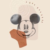 Mickey Abstract Shape - Disney Mickey Mouse