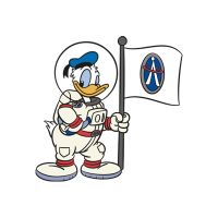 Donald Duck Astronaut Transparent - Disney Donald Duck