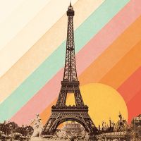 Eiffel Tower Rainbow BIG - Florent Bodart