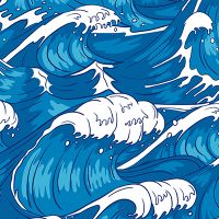 Sea Waves Kanagawa-2 - DeinDesign