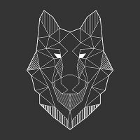 Wolf-Low Poly - DeinDesign