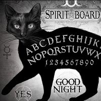 Black Cat Spirit Board - Alchemy England